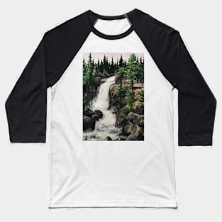 Waterfalls II Baseball T-Shirt